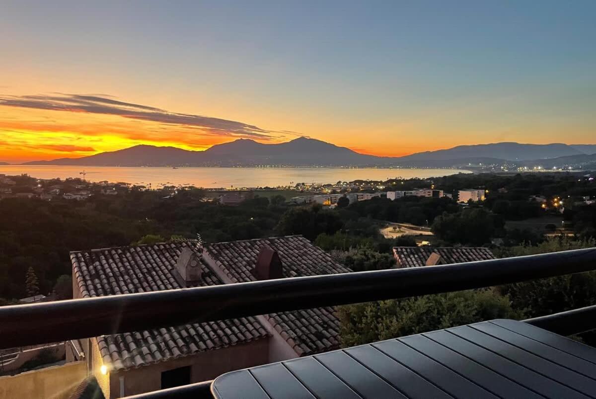 Studio Vue Mer A Porticcio Piscine Et Parking エクステリア 写真