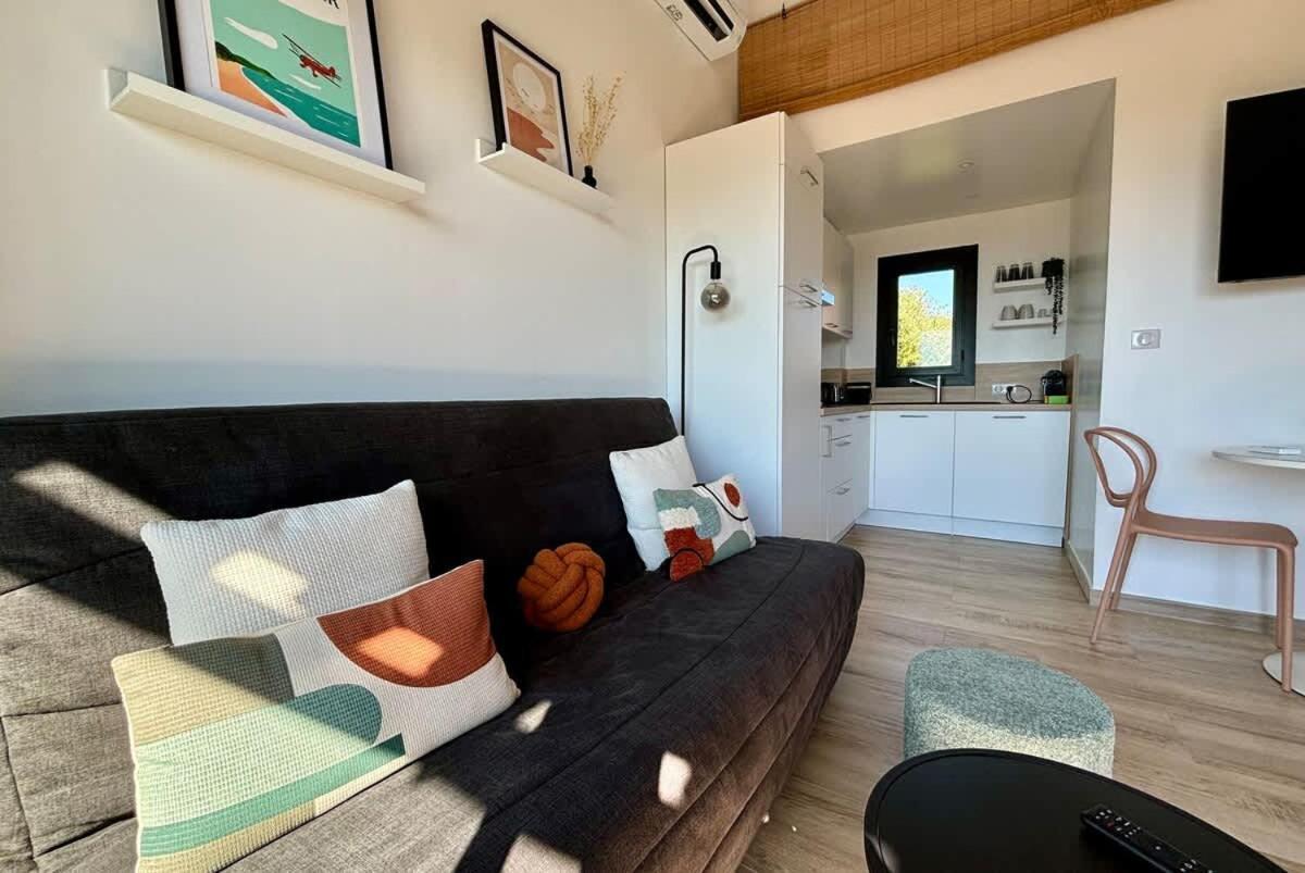 Studio Vue Mer A Porticcio Piscine Et Parking エクステリア 写真